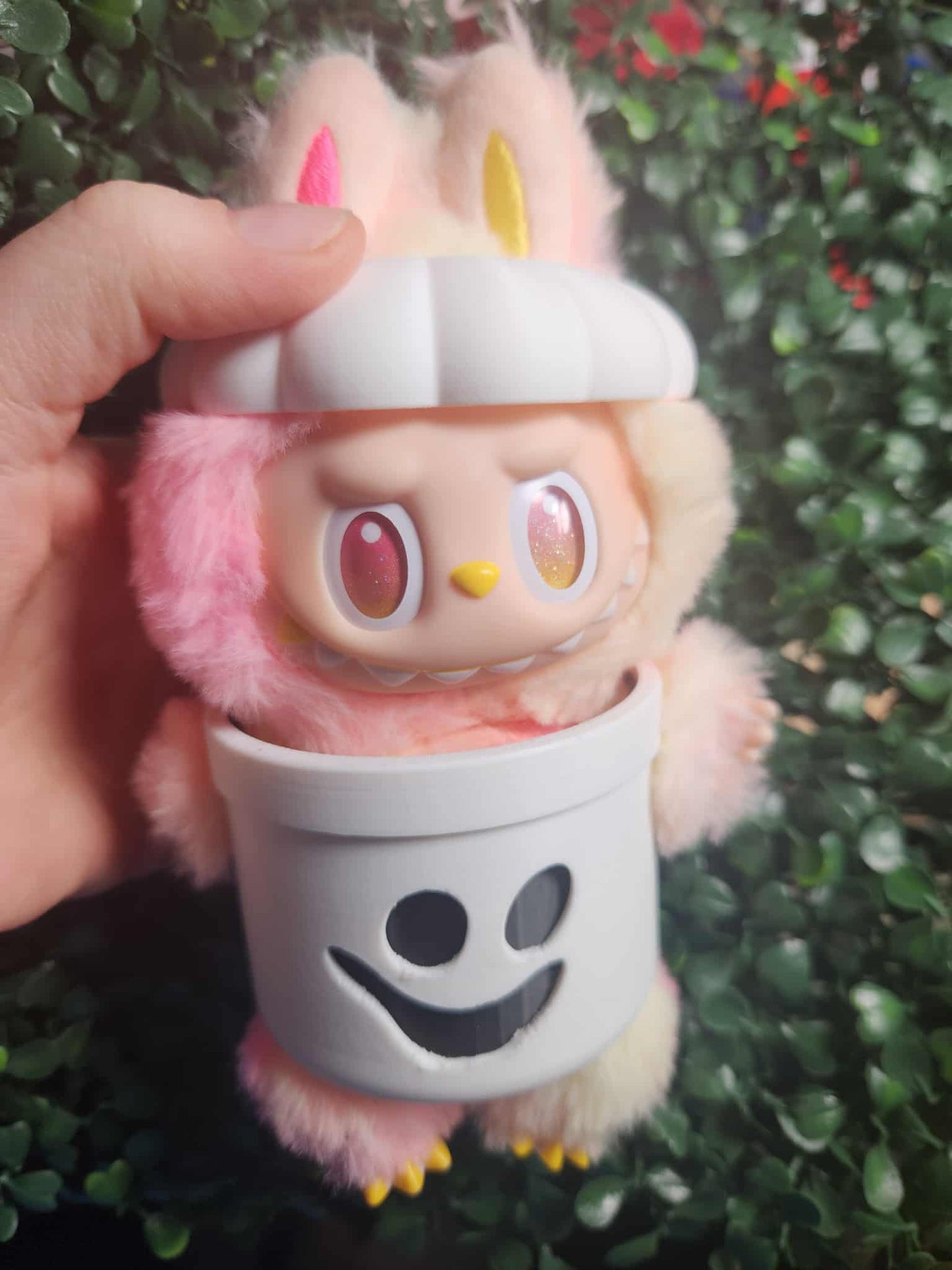 Labubu Pumpkin Outfit with Ghost Face | 3D Printed Doll Costume Accessory