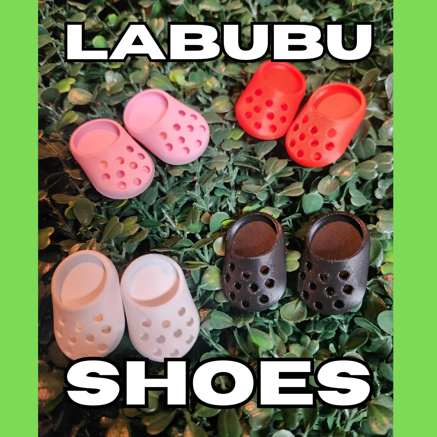 Labubu Croc Style Shoes | Doll Accessories for Labubu Outfits & Collectibles