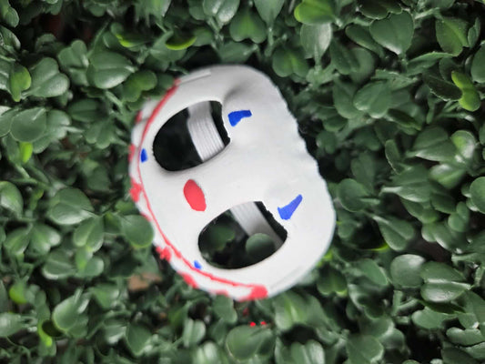 Labubu Mask Accessory | Painted Clown Style or Blank DIY Option